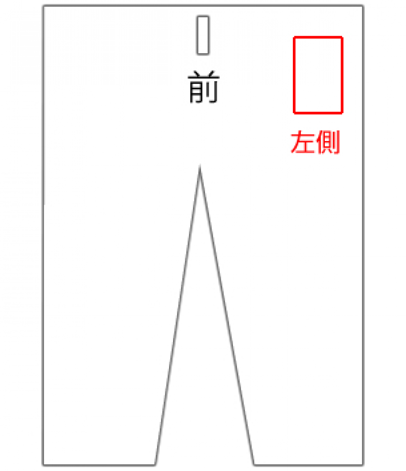 ズボン(左側)への刺繍④